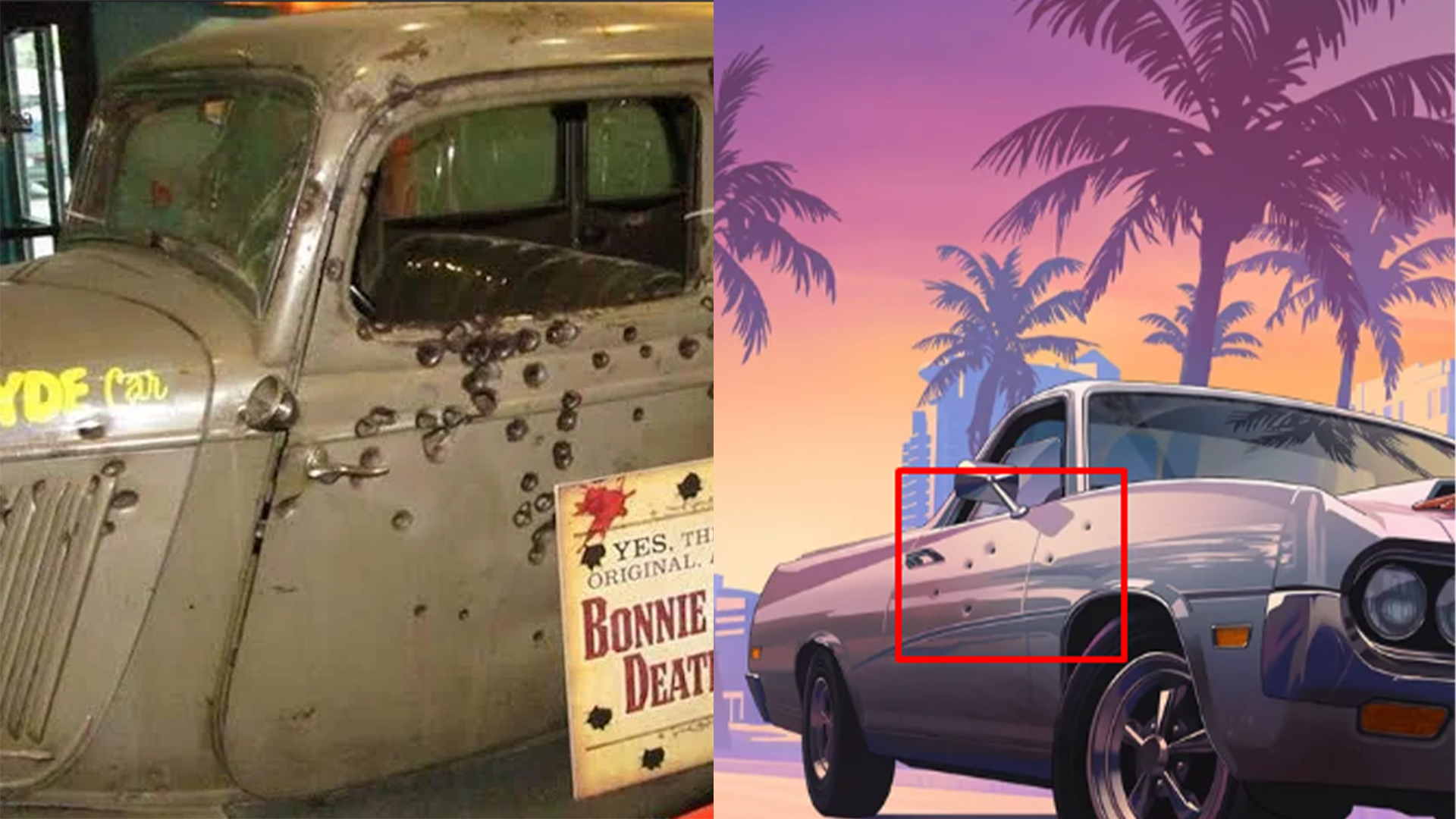 Bonnie and Clyde Car References