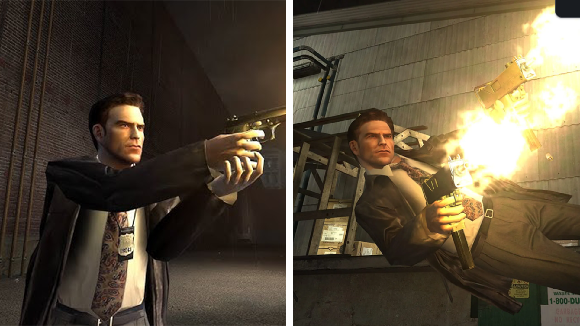 Max Payne 1 and Max Payne 2